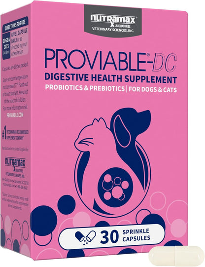 Proviable-DC for Dogs and Cats, 30 Capsules