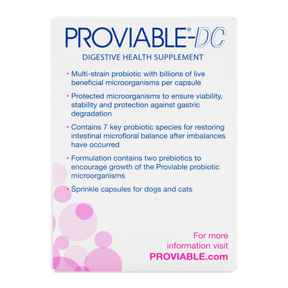 Proviable-DC for Dogs and Cats, 30 Capsules