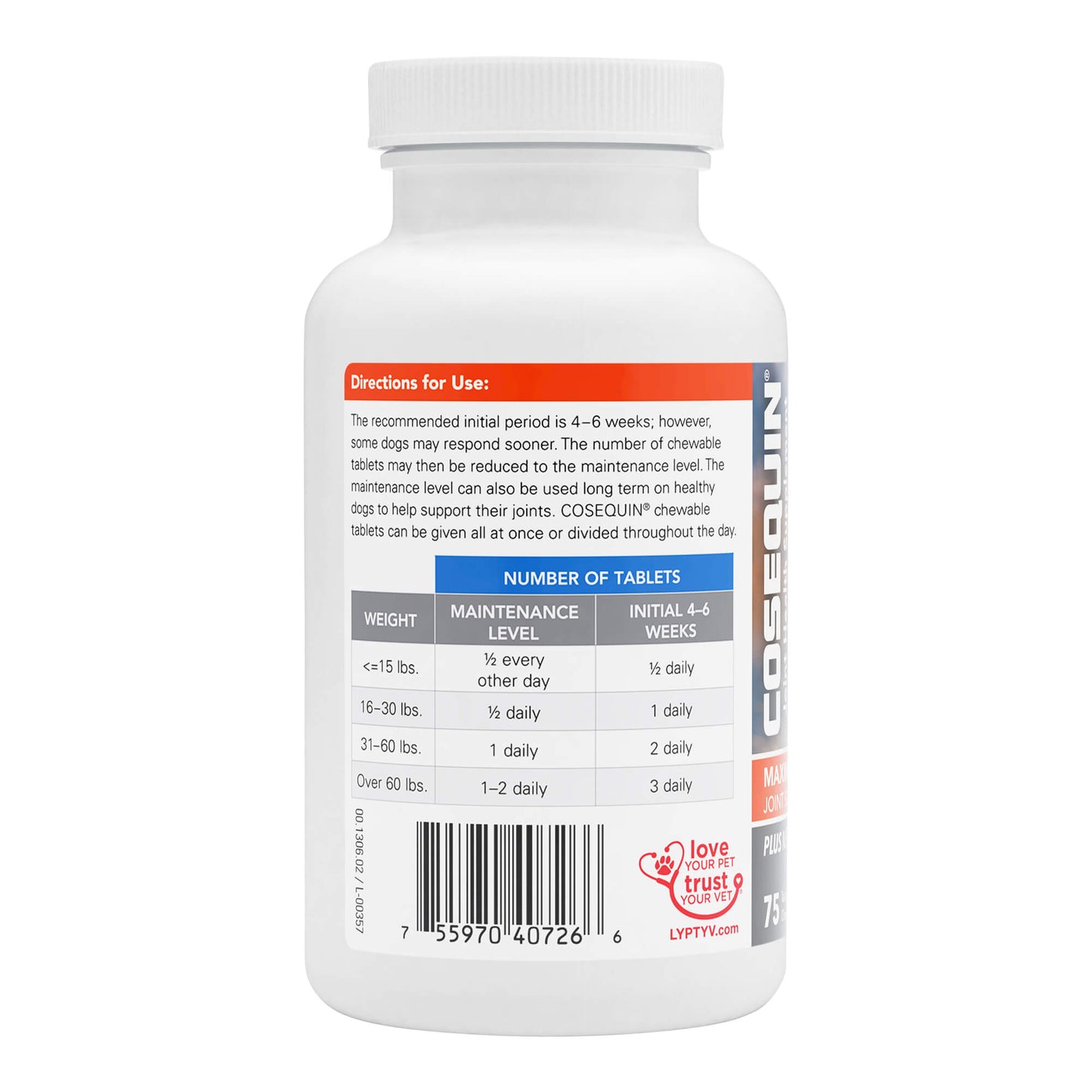 cosequin ds plus msm plus ha chewable tab   75 count