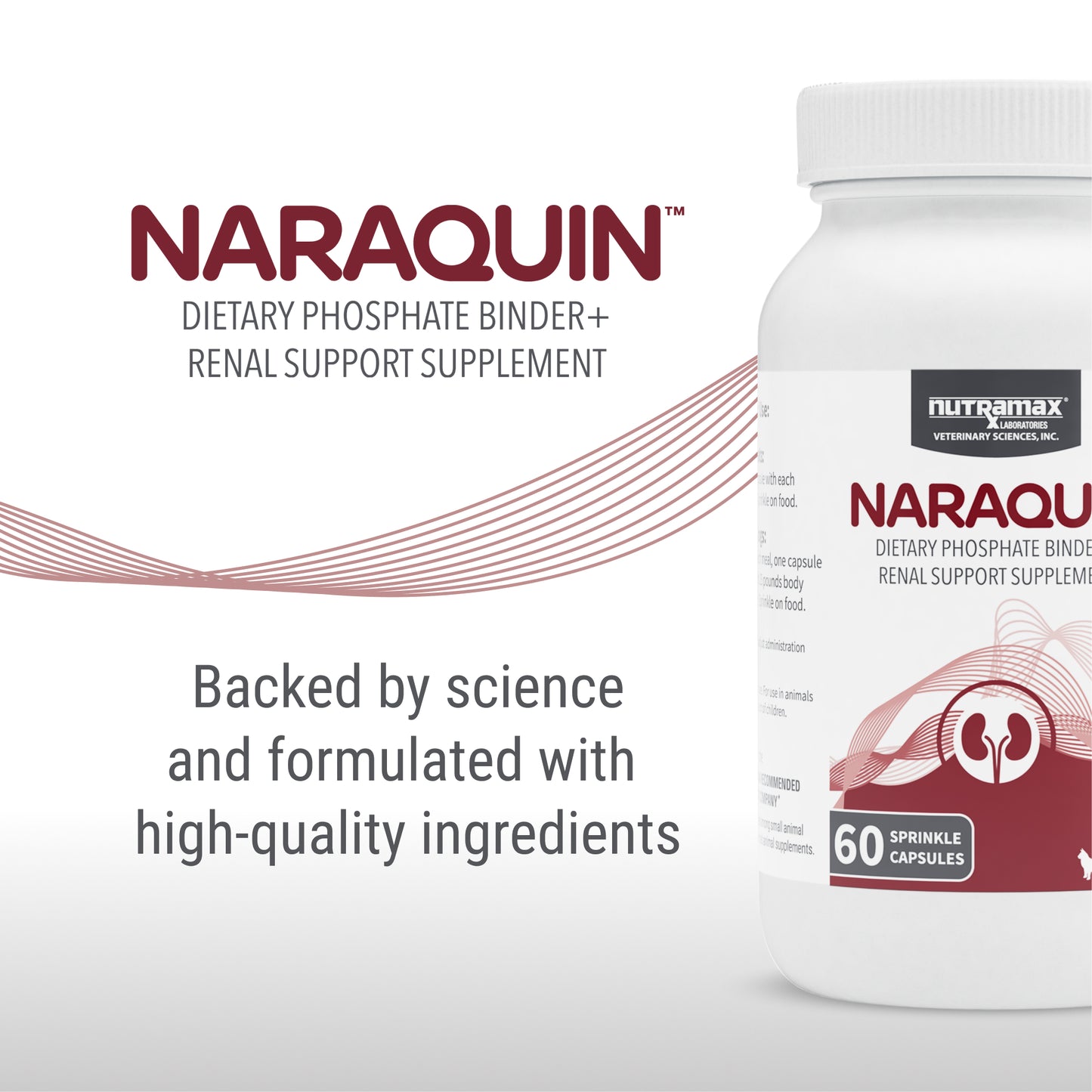 naraquin for cats & dogs of all sizes, 60 count