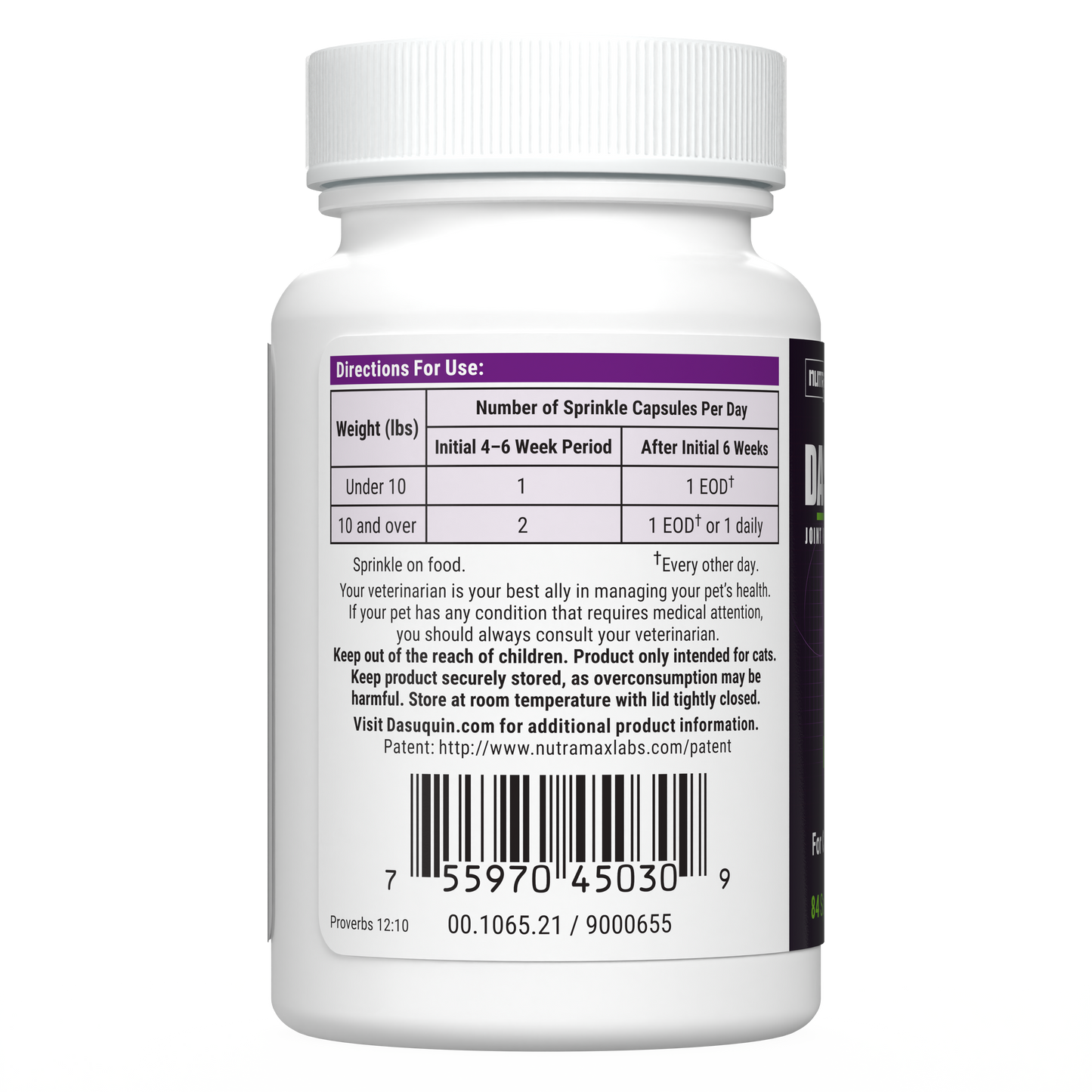 dasuquin for cats  84 sprinkle capsules