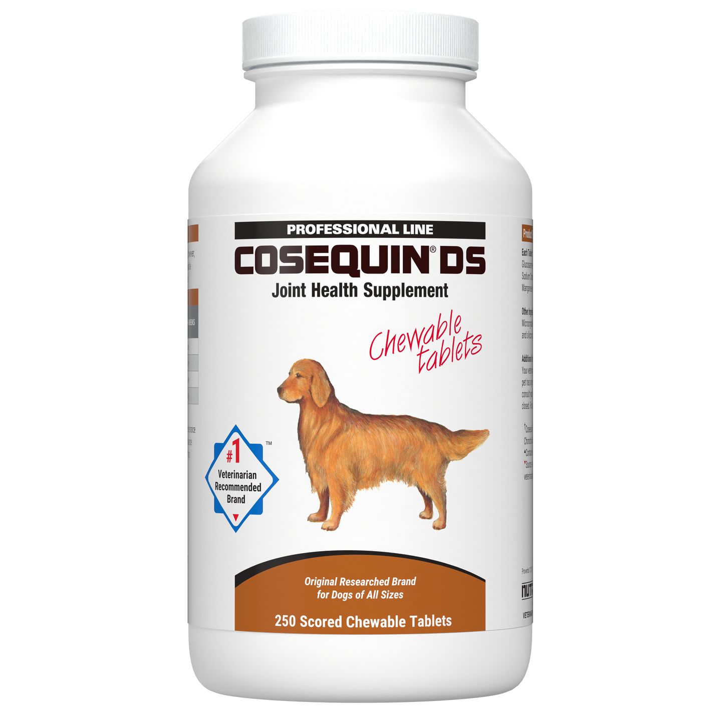 cosequin ds chewable tablets with glucosamine & chondroitin 250ct
