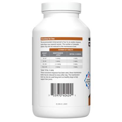 Cosequin DS Chewable Tablets with Glucosamine & Chondroitin 250ct
