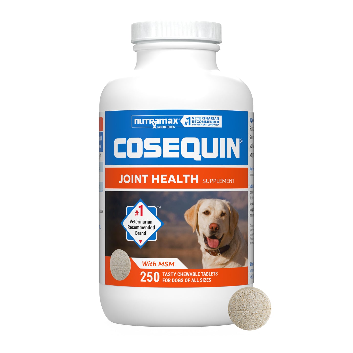 cosequin maximum strength plus msm  250 chewable tabs