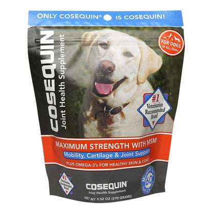 Cosequin Soft Chews with MSM plus Omega-3s for Dogs  60 ct