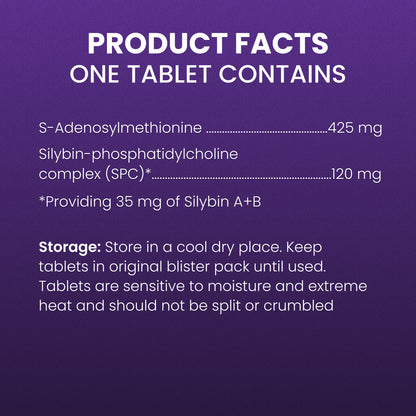 Denamarin for Large Dogs 35 lbs and Over  425mg  30 Stabilized Tablets