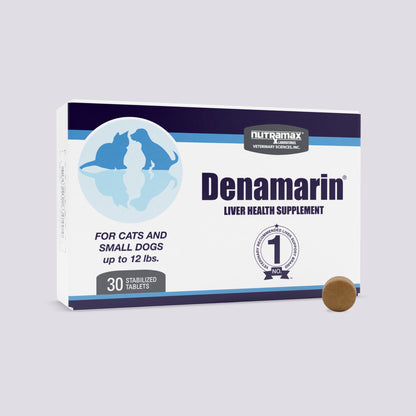 Denamarin for Cats and Small Dogs up to 12 lbs  90 mg  30 Stabilized Tablets