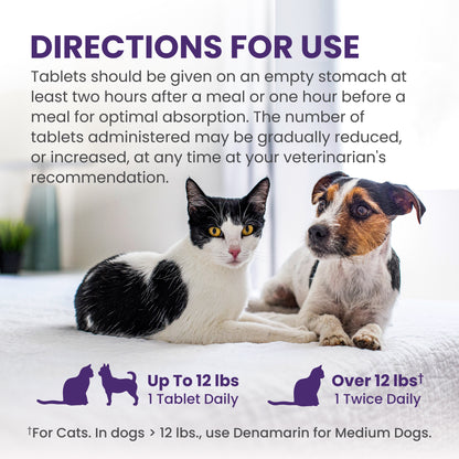 Denamarin for Cats and Small Dogs up to 12 lbs  90 mg  30 Stabilized Tablets