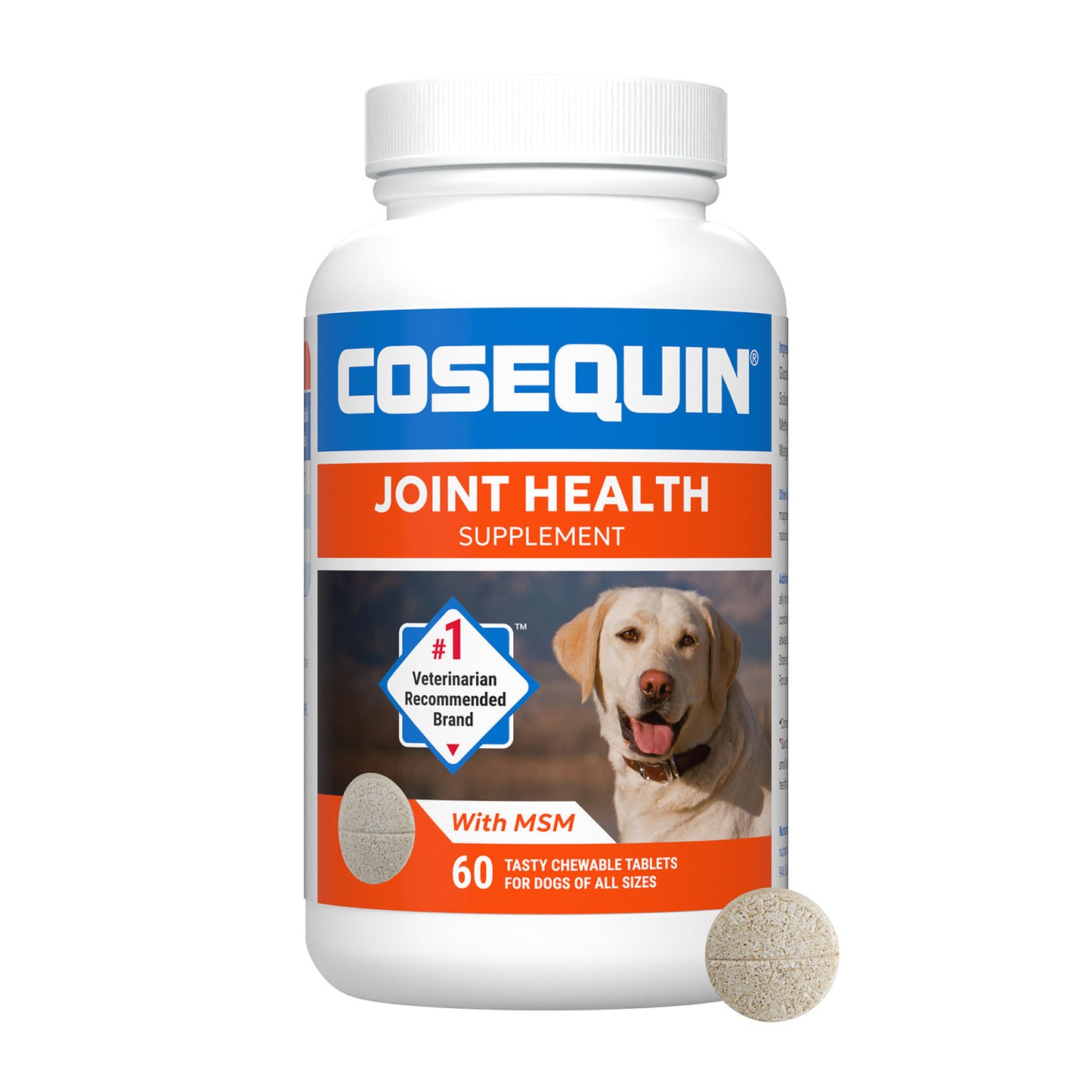 cosequin ds with msm for dogs  60 chewable tablets