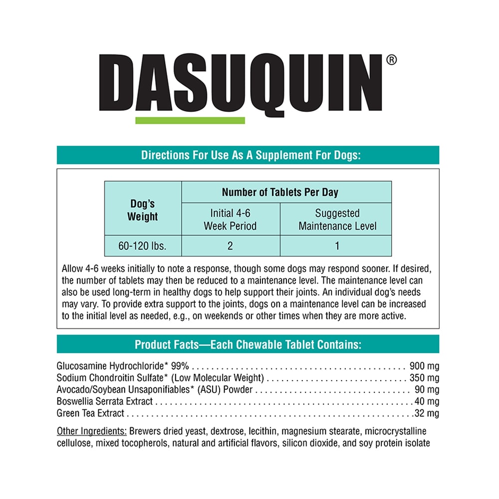 nutramax dasuquin for large dogs 60lbs and over, joint health supplement, soft chews, 150 count