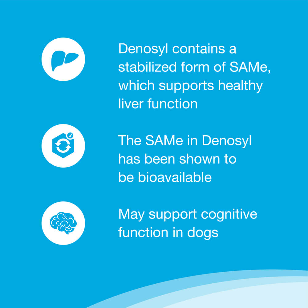 denosyl for medium dogs  225 mg  30 stabilized tablets
