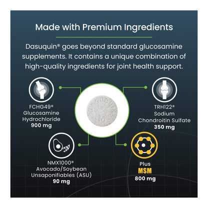 Nutramax Dasuquin with MSM for Large Dogs 60lbs and Over, Joint Health Supplement, Chewable Tablets, 84 Count