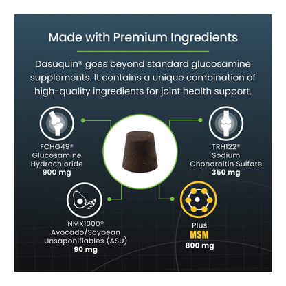 Nutramax Dasuquin with MSM for Large Dogs 60lbs and Over, Joint Health Supplement, Soft Chews, 84 Count