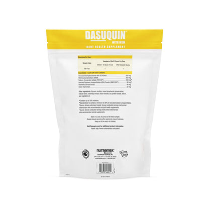 Nutramax Dasuquin with MSM for Large Dogs 60lbs and Over, Joint Health Supplement, Soft Chews, 150 Count