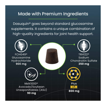 Nutramax Dasuquin with MSM for Large Dogs 60lbs and Over, Joint Health Supplement, Soft Chews, 150 Count