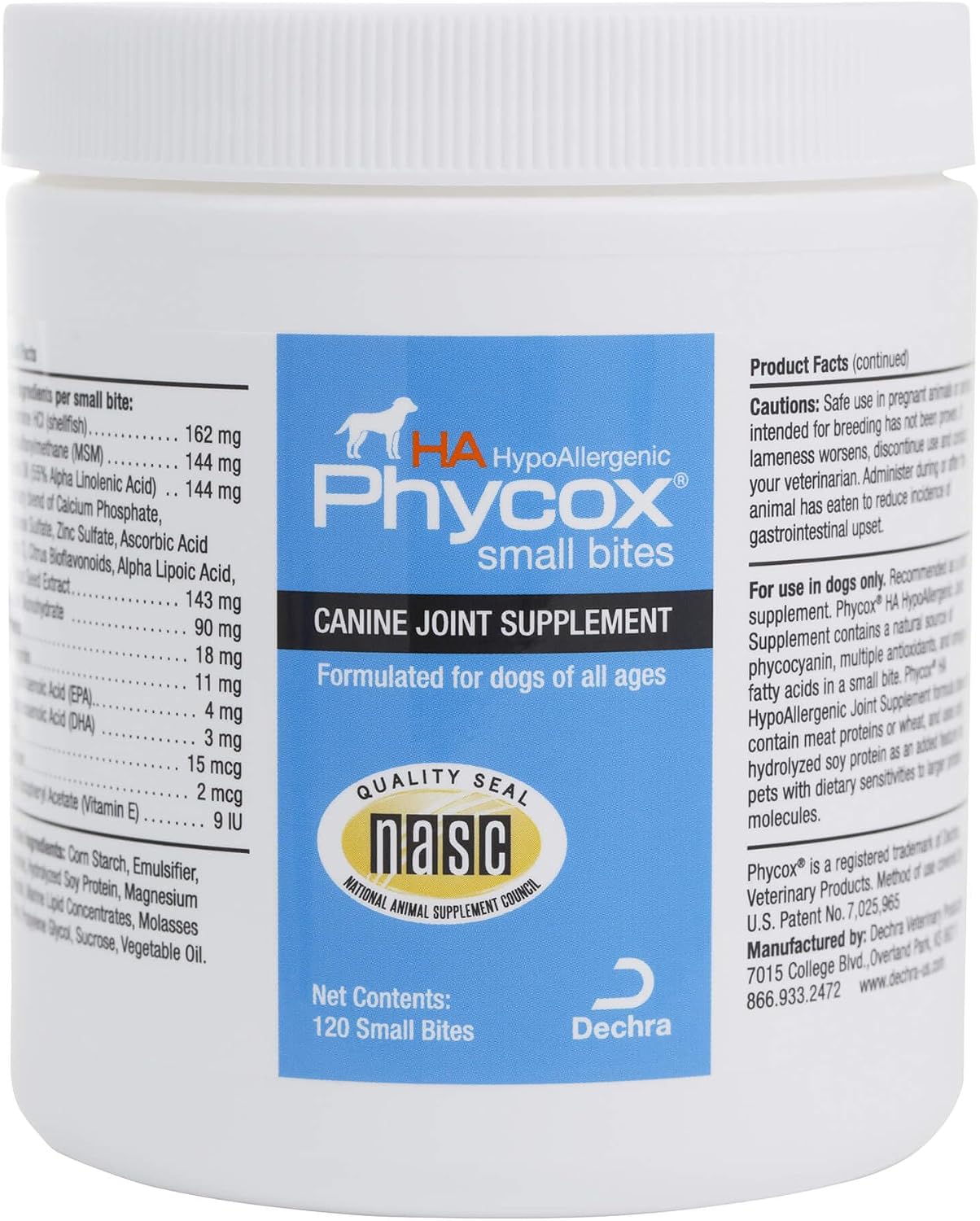 phycox h/a small bites  (120ct)