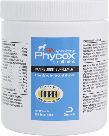 Phycox H/A Small Bites  (120ct)