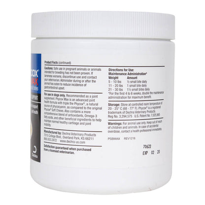 Phycox Max Canine Small Bites  120 ct
