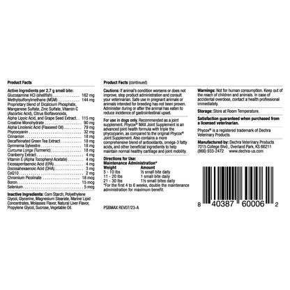 Phycox Max Canine Small Bites  120 ct