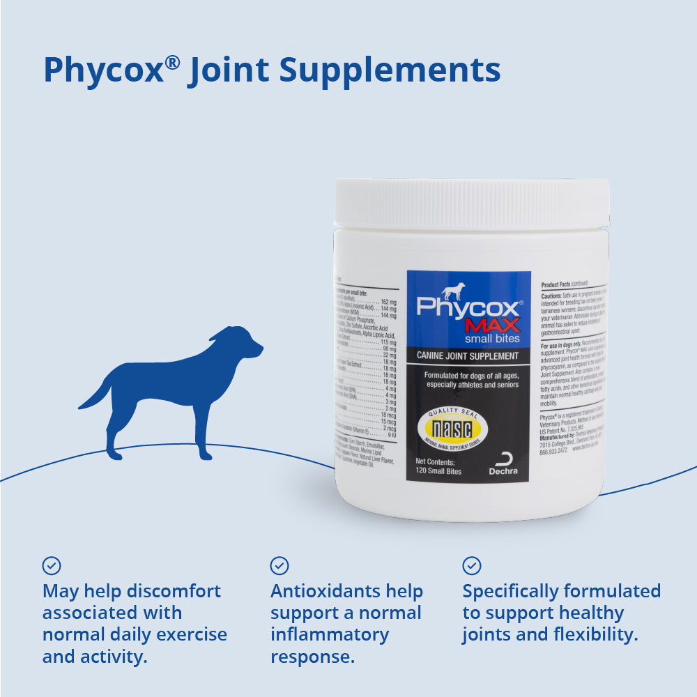 phycox max canine small bites  120 ct
