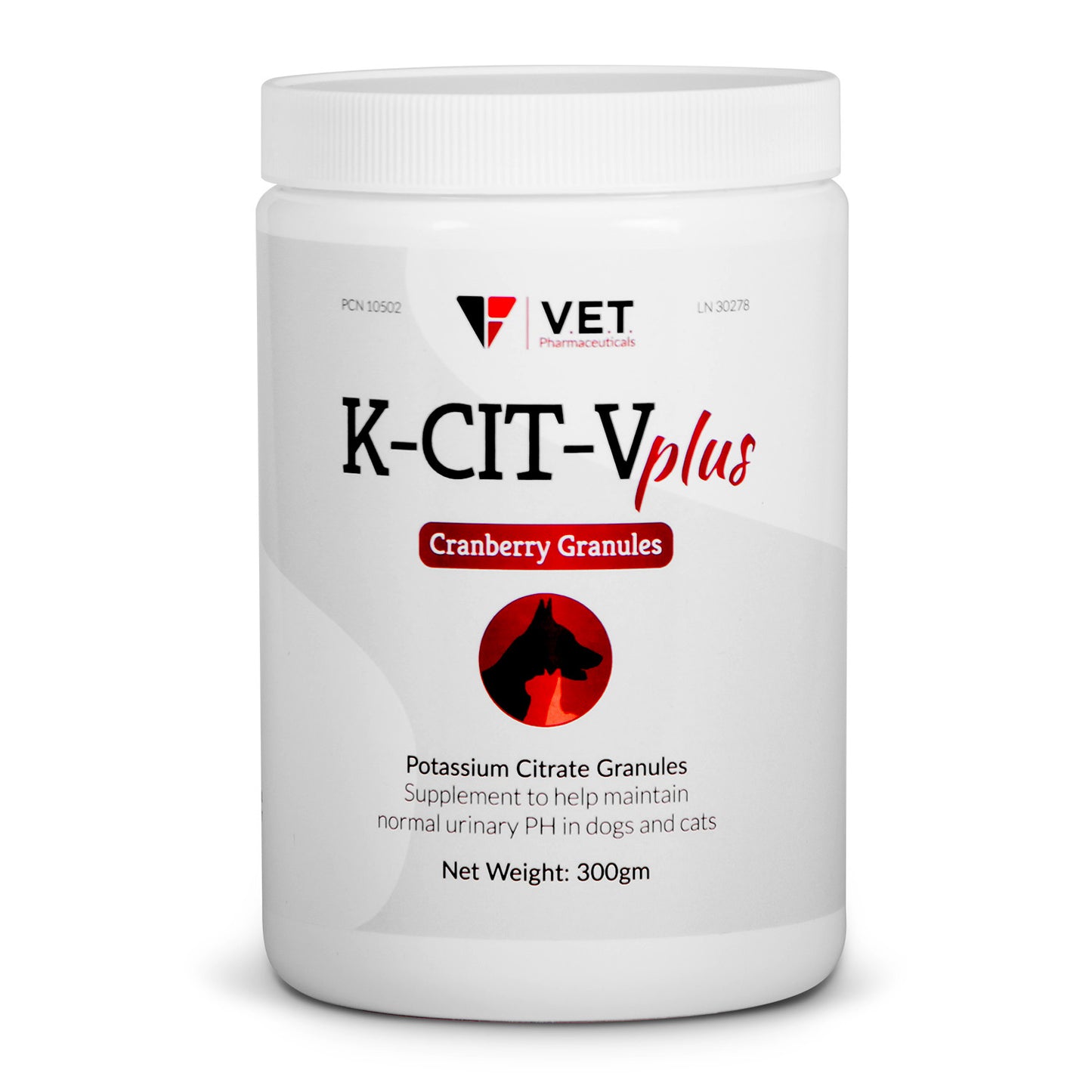 k-cit-v plus cranberry 300 gm granules for dogs and cats