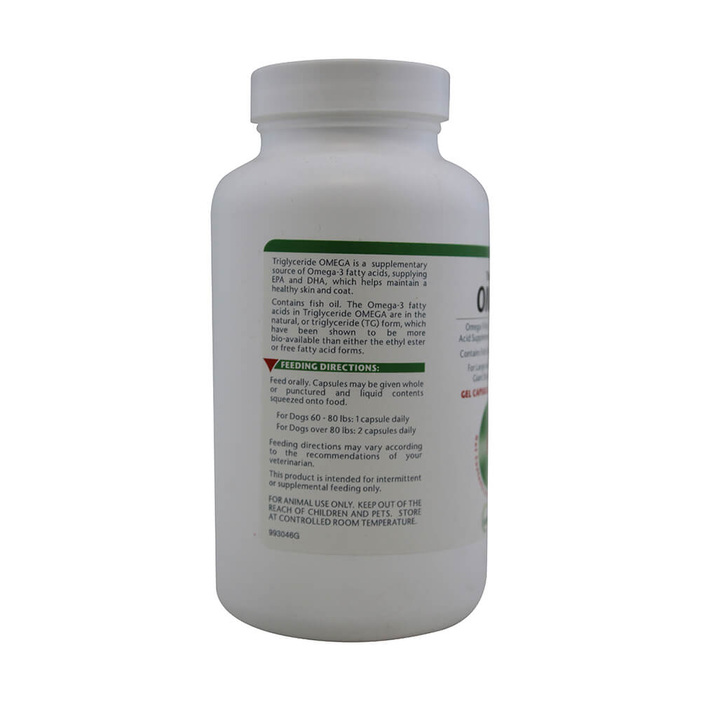 triglyceride omega  large capsules  for cats and dogs  60 count