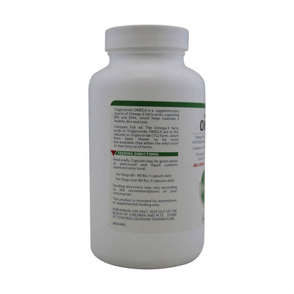 Triglyceride OMEGA  Large Capsules  for Cats and Dogs  60 Count
