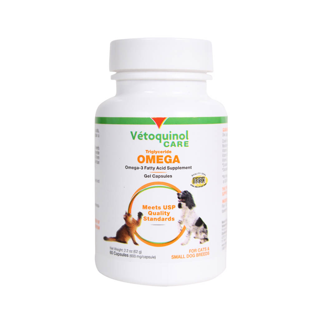 triglyceride omega  for small dogs and cats  60 count