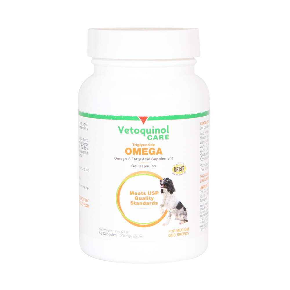 triglyceride omega  for small dogs and cats  60 count