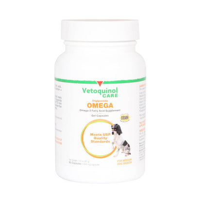 Triglyceride Omega  for Small Dogs and Cats  60 Count