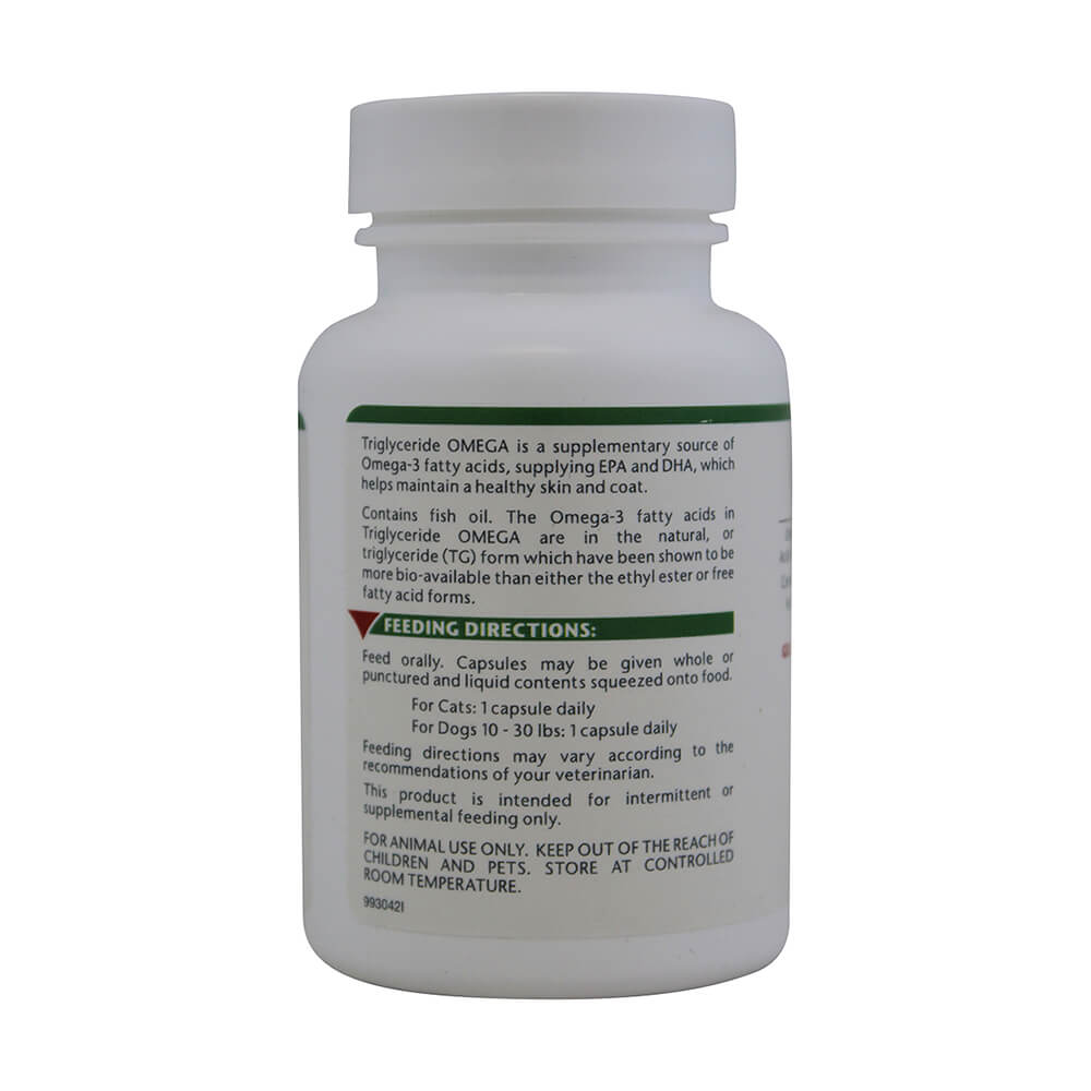triglyceride omega  for small dogs and cats  60 count