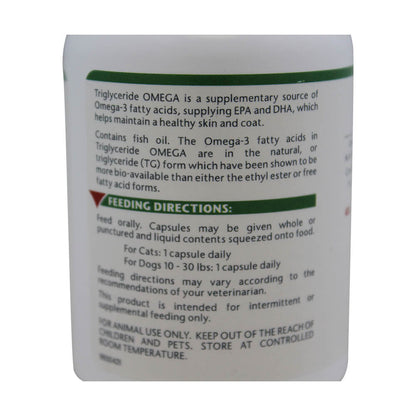 Triglyceride Omega  for Small Dogs and Cats  60 Count