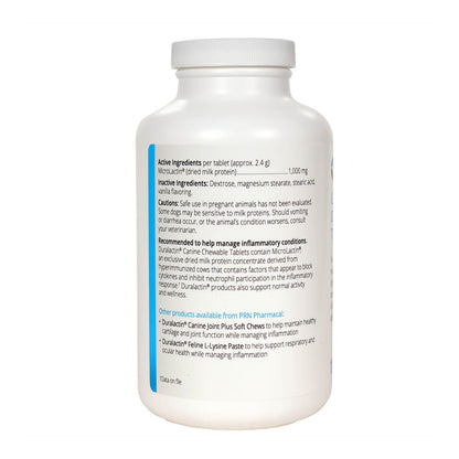 Duralactin Canine Chewable Tablets, 180 ct