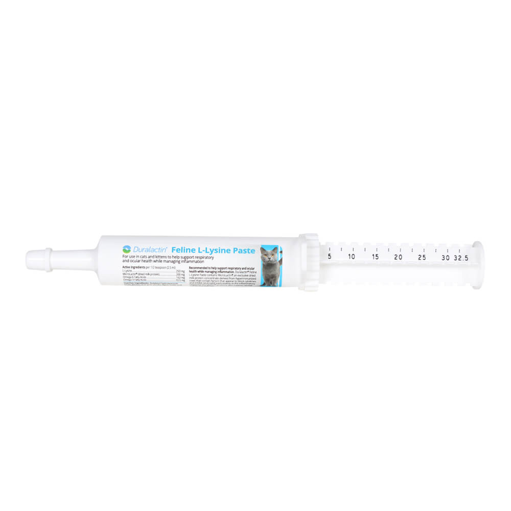 duralactin feline l-lysine  32.5 ml syringe