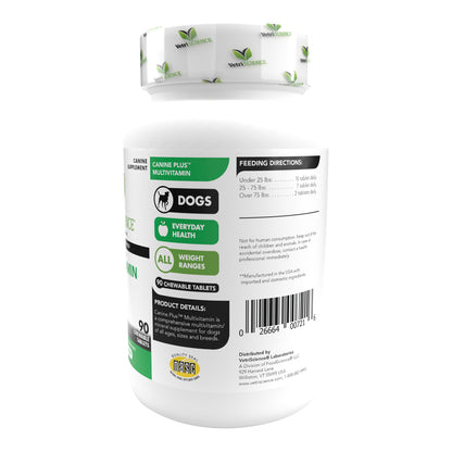 Canine Plus  Multivitamin Formula for Dogs  90 Chewable Tablets