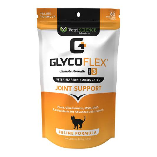 Glyco Flex 3 Joint Support for Cats  60 Bite Sized Chews