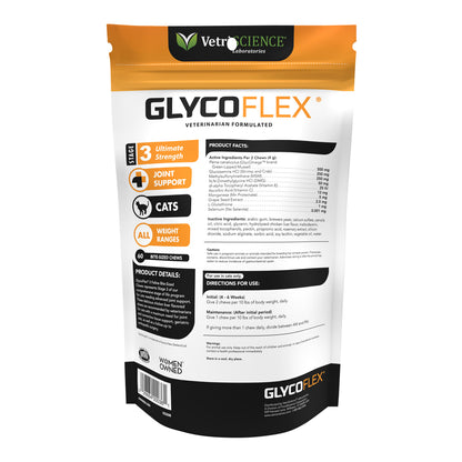 Glyco Flex 3 Joint Support for Cats  60 Bite Sized Chews