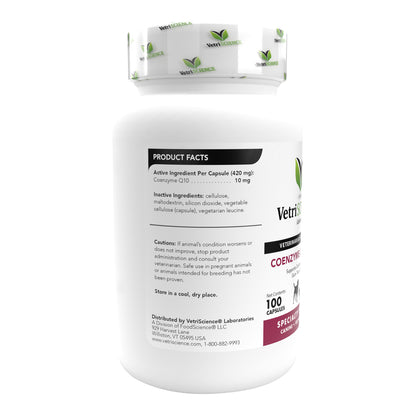 VetriScience Coenzyme Q10 10 mg  100 Capsules