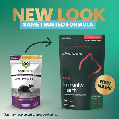 VetriScience Vetri Lysine Plus for Cats  120 Bite-Sized Chews