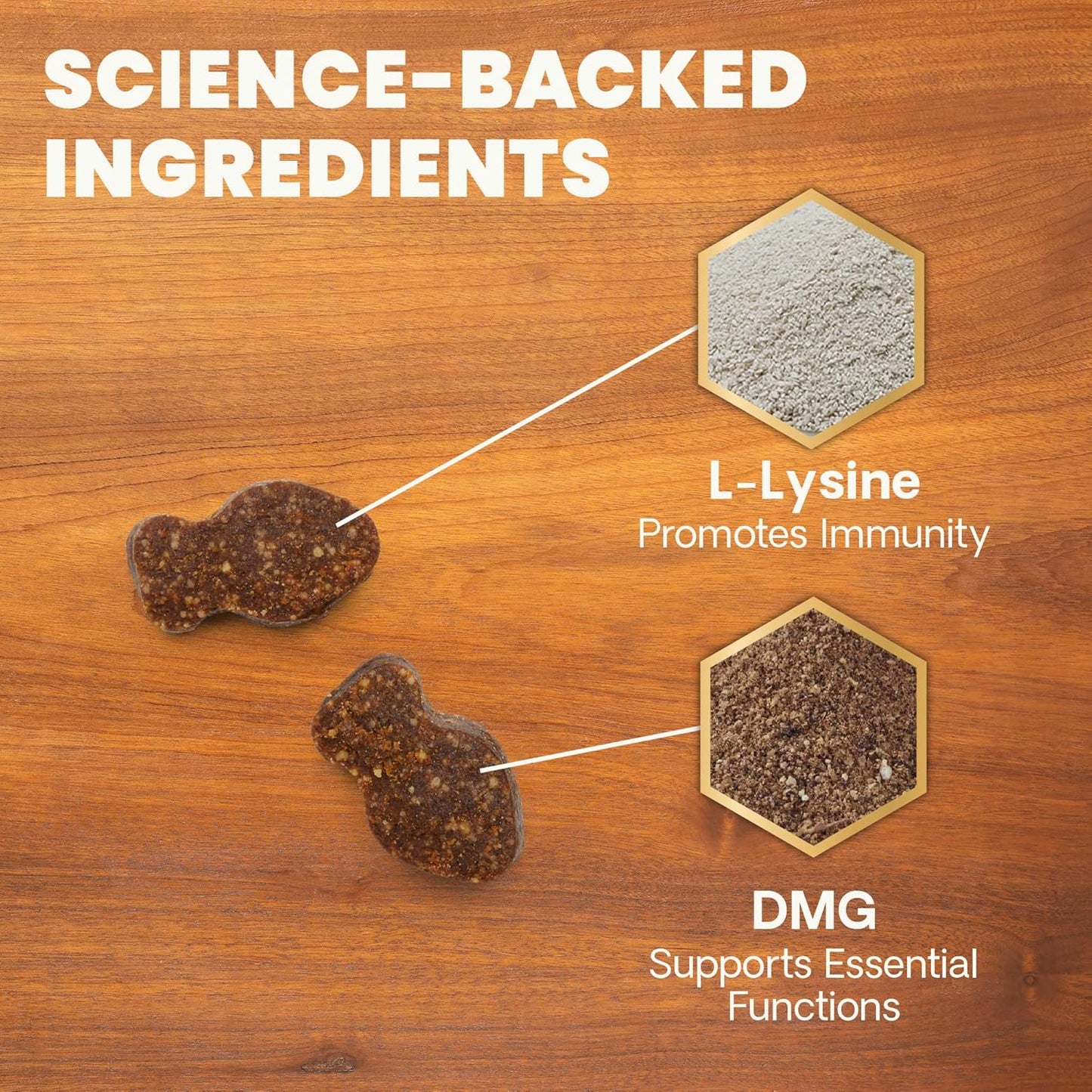 vetriscience vetri lysine plus for cats  120 bite-sized chews