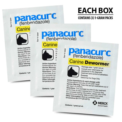 Panacur C Canine Dewormer (fenbendazole granules), 10lbs (Yellow)