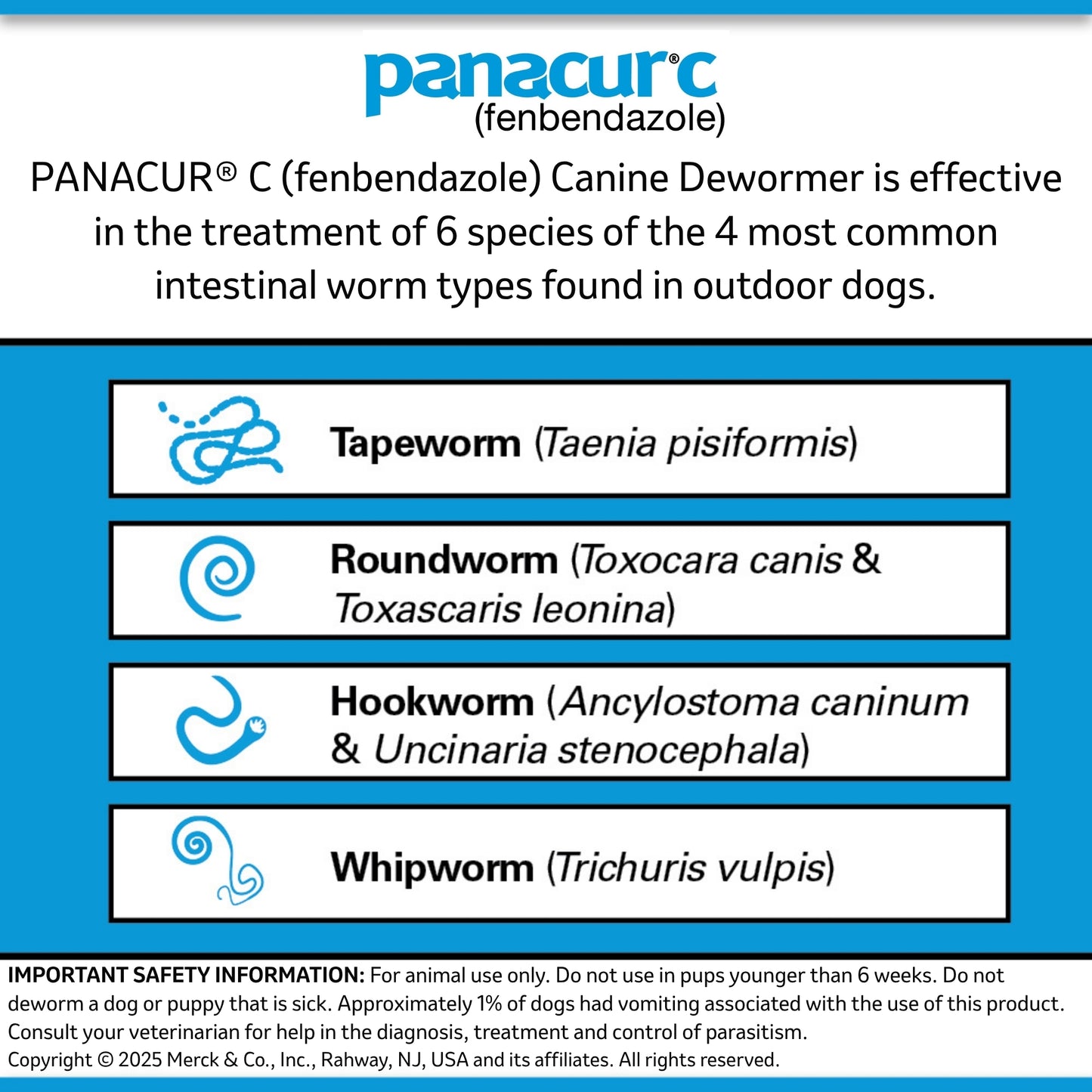 panacur c canine dewormer (fenbendazole granules), 10lbs (yellow)