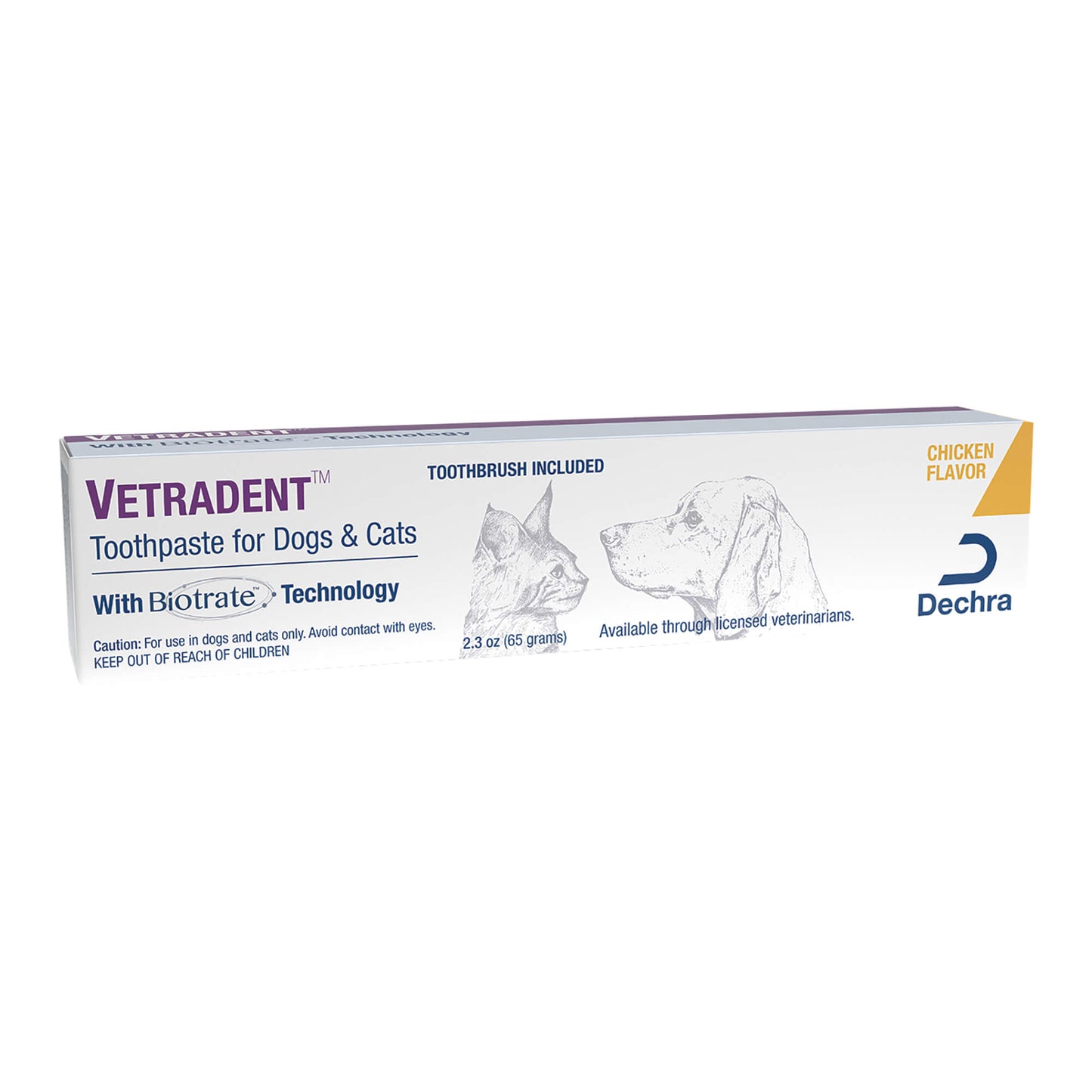 vetradent toothpaste (double-headed toothbrush included), 2.3 oz