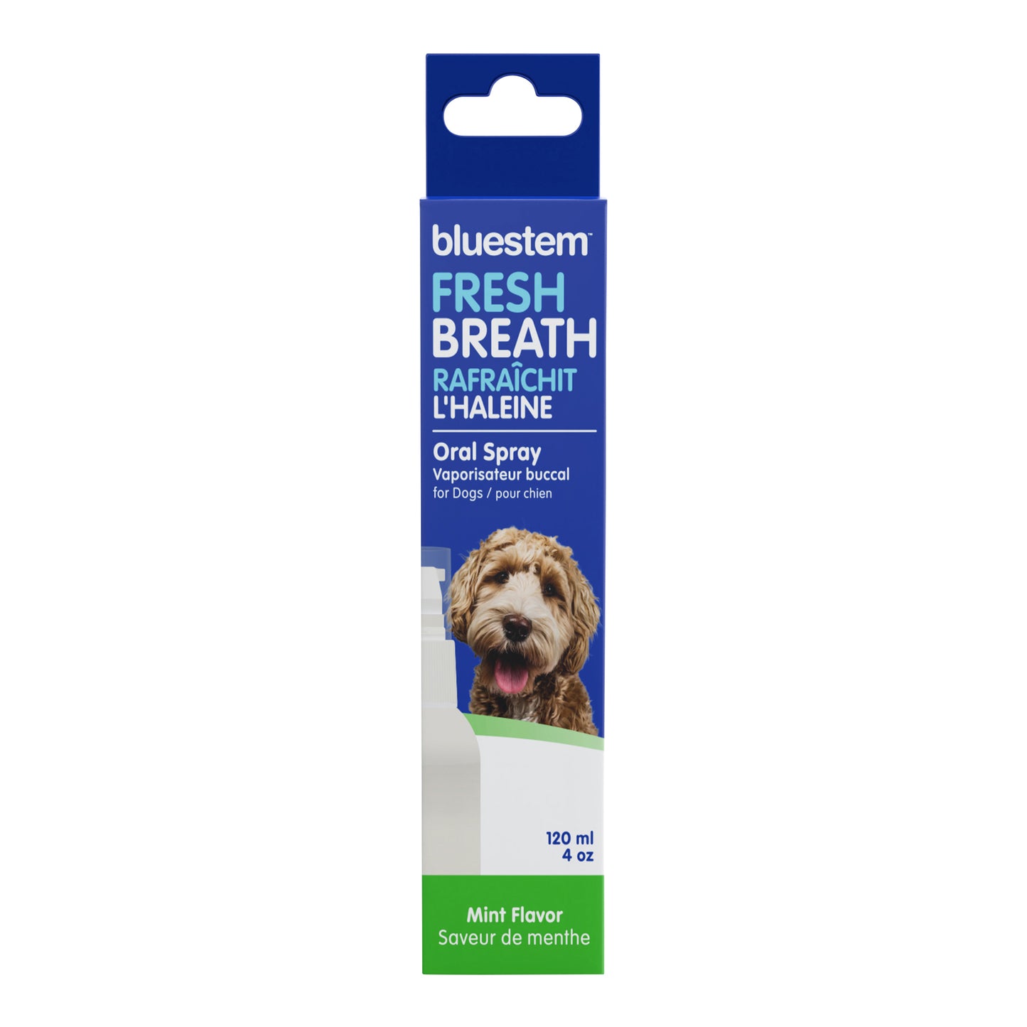 bluestem oral dog spray mint 4 fl oz