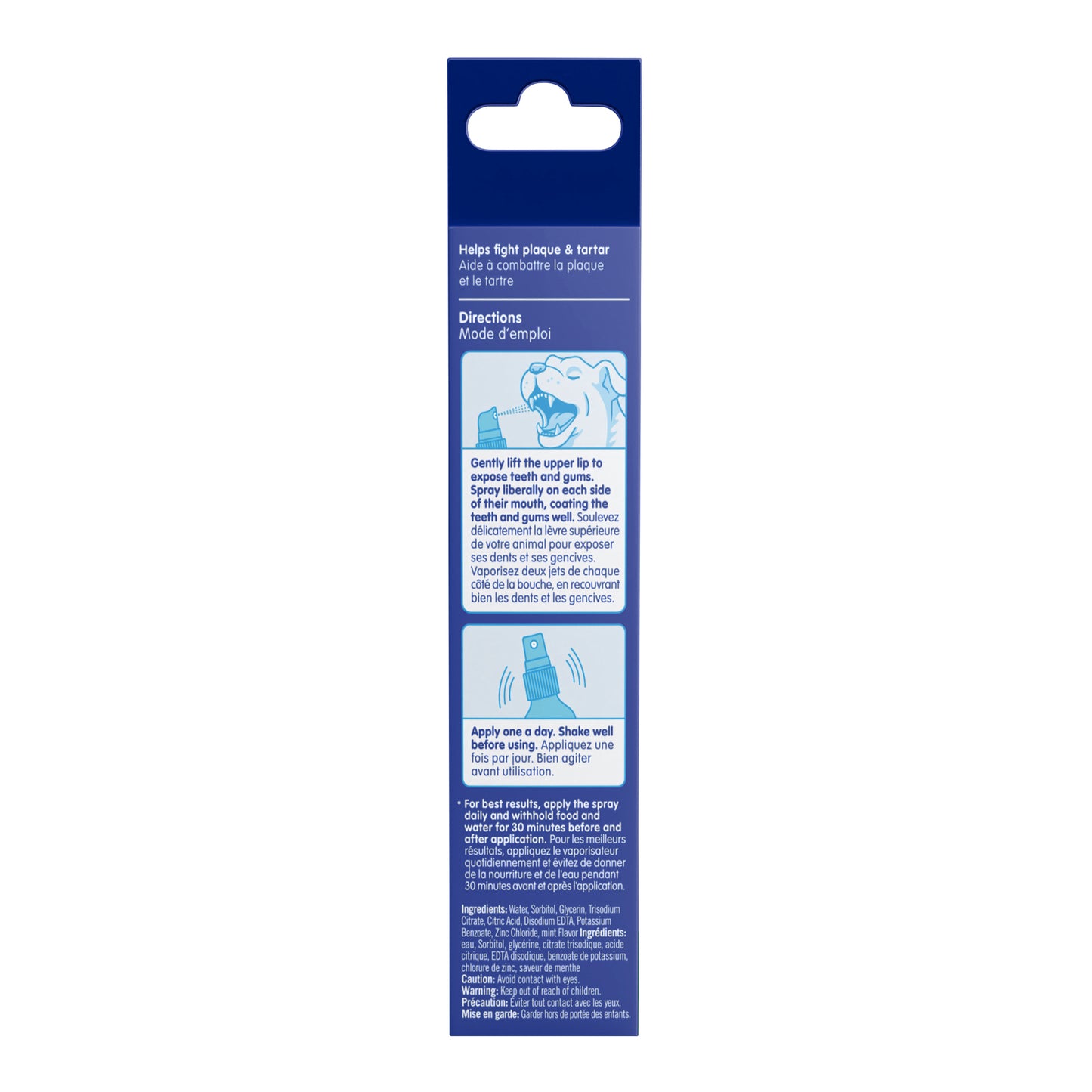 bluestem oral dog spray mint 4 fl oz