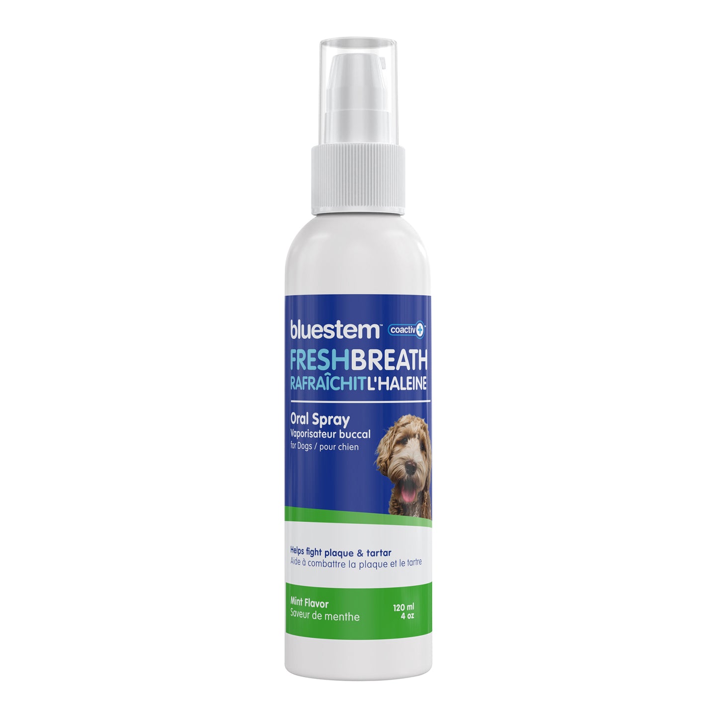 bluestem oral dog spray mint 4 fl oz