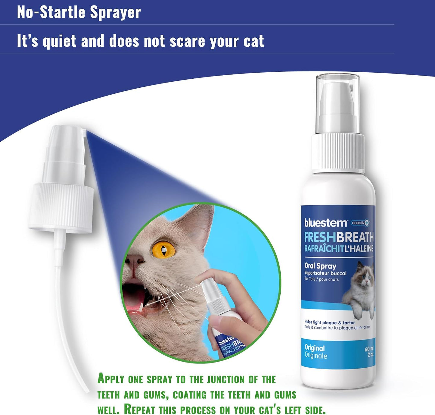 bluestem oral care cat spray 2 fl oz