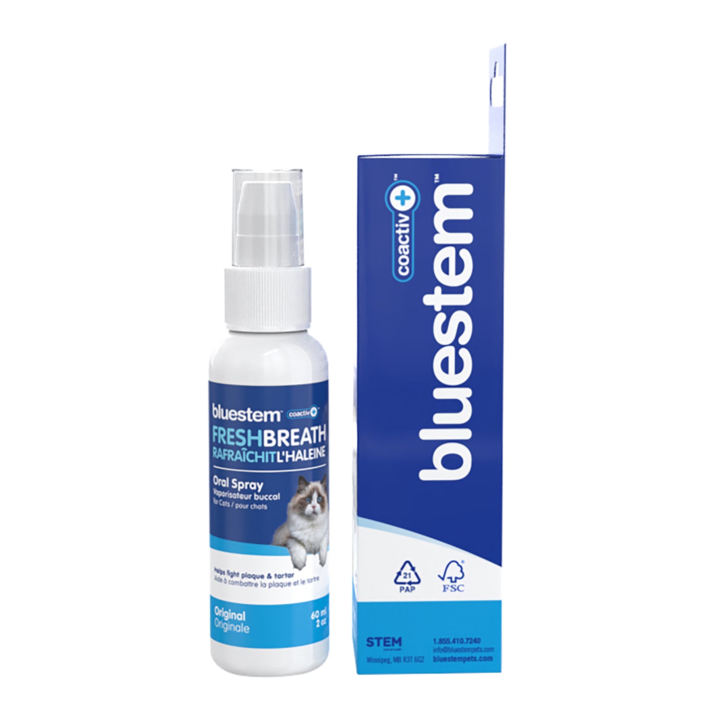 bluestem oral care cat spray 2 fl oz