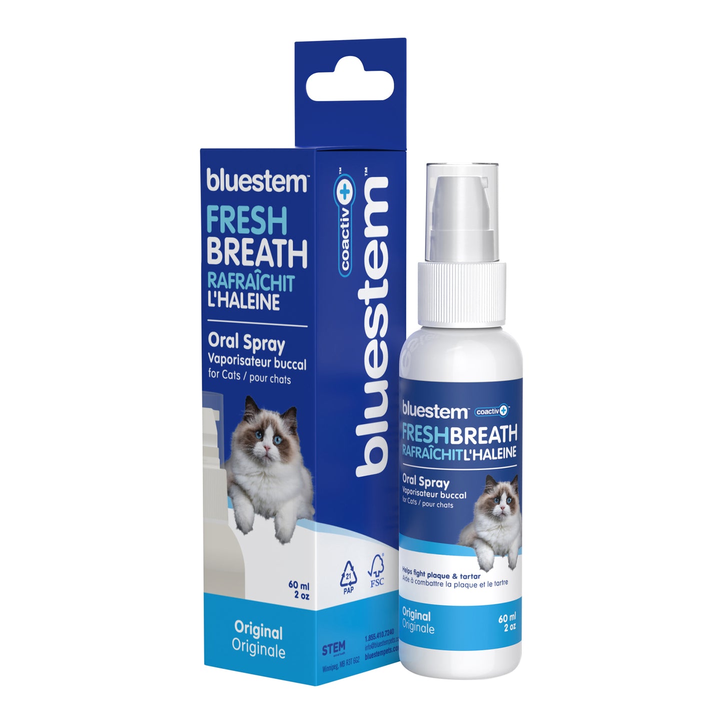 bluestem oral care cat spray 2 fl oz