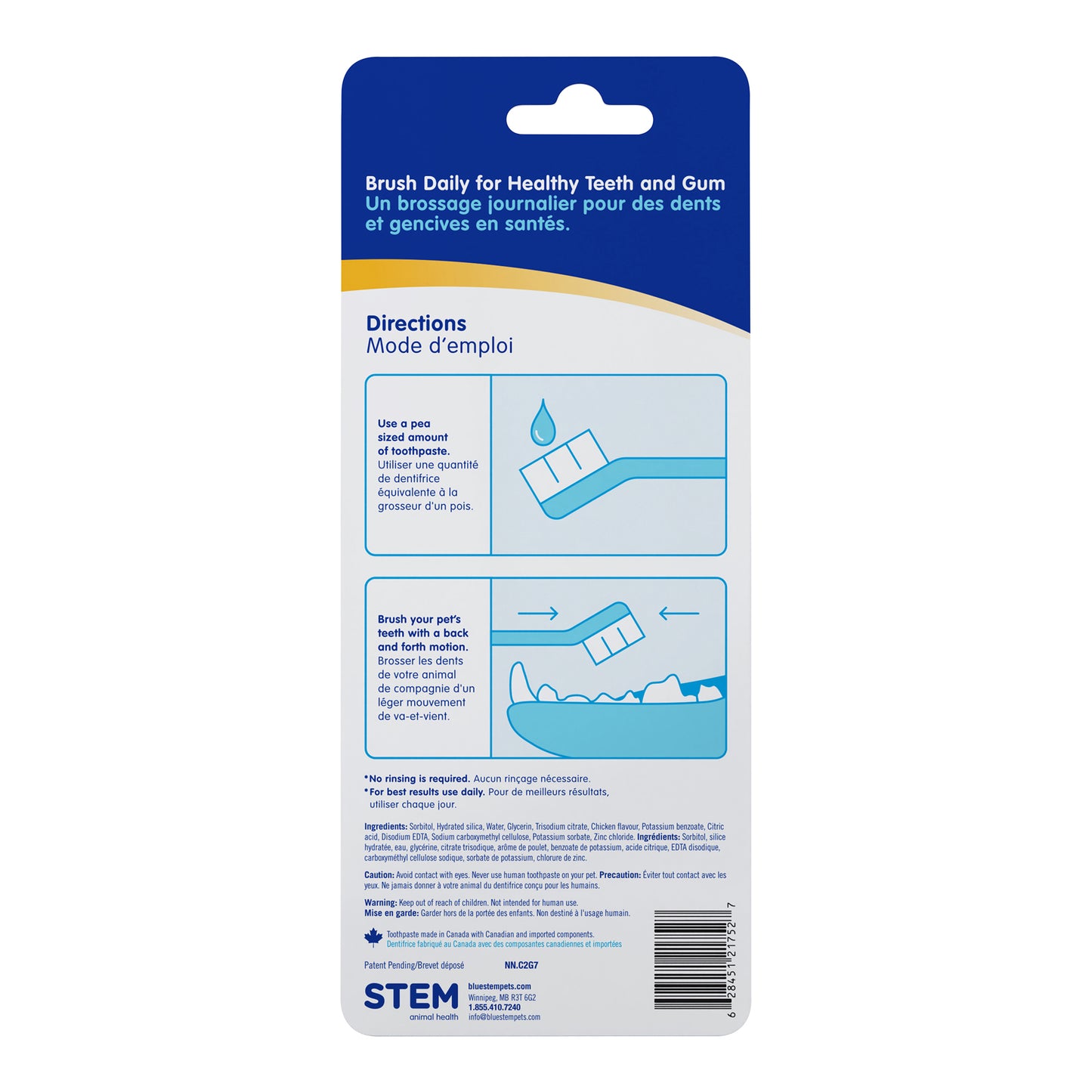 bluestem oral care kit chicken 2.5oz